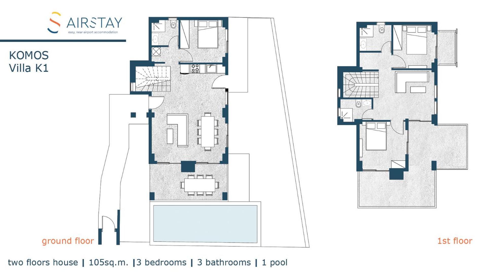 Komos Villas Airport By Airstay Artemida  Esterno foto